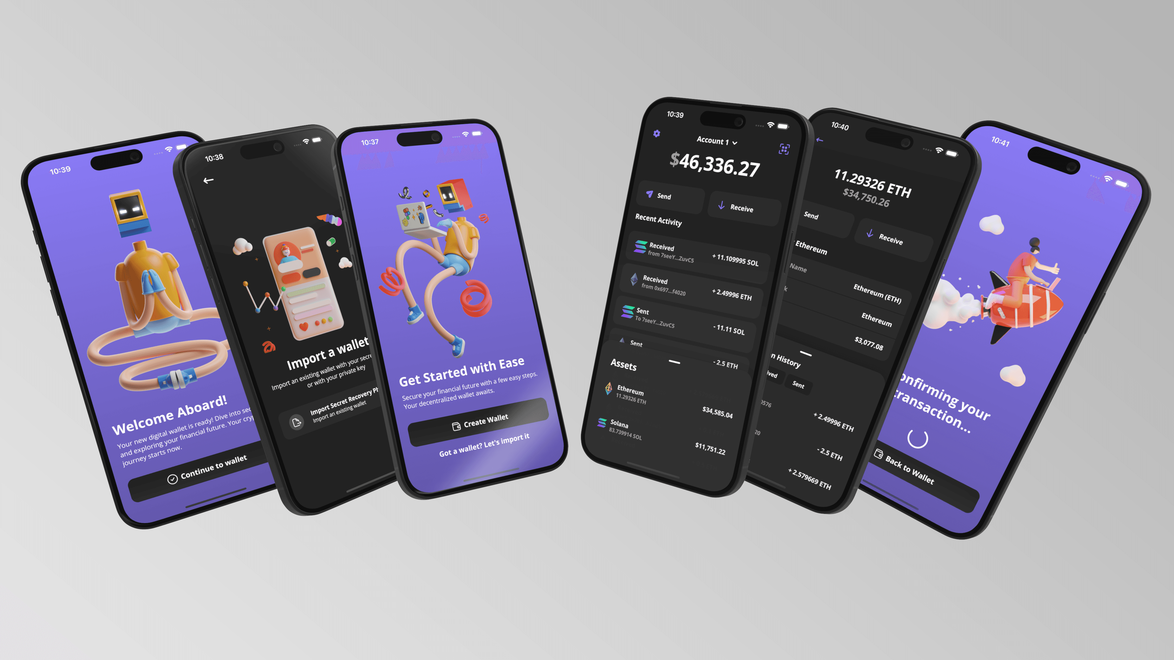 Altiora Wallet App Preview